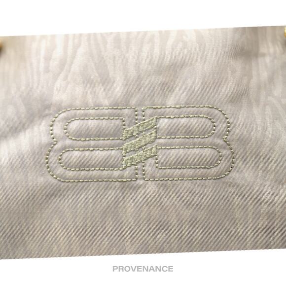 🔴 Balenciaga BB Logo Tote Bag - Tan Brown Croc - Picture 11 of 16